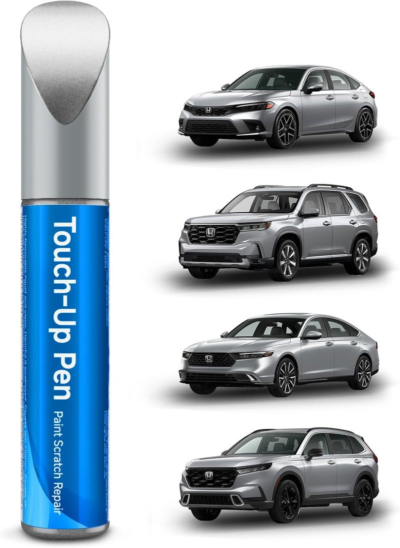 RSACET NH-830M Lunar Silver Metallic Touch Up Paint Compatible with Honda Exact Match Touch Up Paint Car Scratch Repair - Image 1